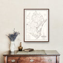 Vintage Map of Georgetown County, South Carolina 1939