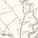 Vintage Map of Georgetown County, South Carolina 1939