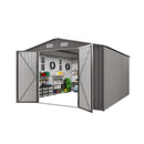 Outdoor Storage Shed With Lockable Doors by HouseOfZazla