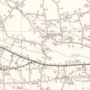 Vintage Map of Darlington County, South Carolina 1938