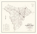 Vintage Map of Allendale County, South Carolina 1938