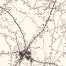 Vintage Map of Dillon County, South Carolina 1938