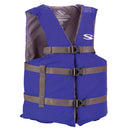 Stearns Adult Life Vest USCG Approved Type III PFD - Blue - Oversize Fit