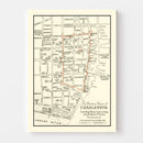 Vintage Map of Charleston, South Carolina 1946