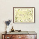 Vintage Map of Salt Lake City, Utah 1926