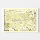 Vintage Map of Salt Lake City, Utah 1926