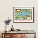 Vintage Lake Arrowhead Map 1938