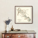 Vintage Lake Tanganika Map 1878