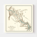 Vintage Lake Tanganika Map 1878