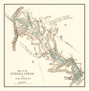 Vintage Lake Tanganika Map 1878