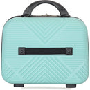 2Piece Luggage Sets ABS Lightweight Suitcase, Spinner Wheels, (20/14) LIGHT BLUE