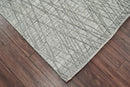 4x6 Gray LoomBloom Hand Knotted Modern & Contemporary Textured Tibetan 100% Wool Oriental Area Rug