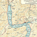 Vintage Lake Wakatipu Map 1909
