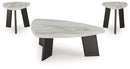 Lilyberg - Occasional Table Set (Set of 3) - Gray / Black by Unique Piece Furniture