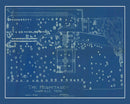 Vintage Map of the Hermitage Nashville, TN 1920