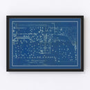 Vintage Map of the Hermitage Nashville, TN 1920