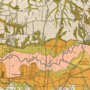 Vintage Map of Shelby County, Tennessee 1916