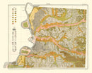 Vintage Map of Shelby County, Tennessee 1916