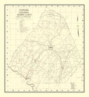 Vintage Map of McMinn County, Tennessee 1935