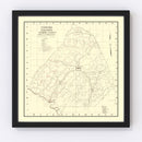 Vintage Map of McMinn County, Tennessee 1935
