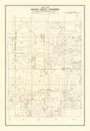 Vintage Map of Haywood County, Tennessee 1927