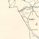 Vintage Map of Moore County, Tennessee 1935