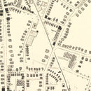 Vintage Map of Clarksville, Tennessee 1938
