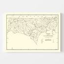 Vintage Map of Clay County, Tennessee 1938
