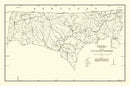Vintage Map of Clay County, Tennessee 1938