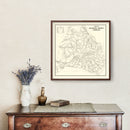 Vintage Cherokee National Forest Map 1939
