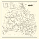 Vintage Cherokee National Forest Map 1939