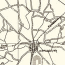 Vintage Map of Coffee County, Tennessee 1938