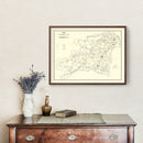 Vintage Map of Lauderdale County, Tennessee 1935