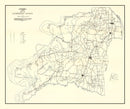 Vintage Map of Lauderdale County, Tennessee 1935