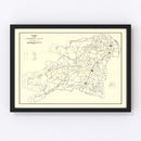 Vintage Map of Lauderdale County, Tennessee 1935