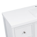 Bathroom Vanity With Separate Sink, Soft Close Doors And 4 Drawers by HouseOfZazla