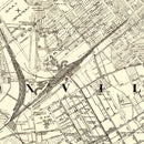 Vintage Map of Knoxville, Tennessee 1895