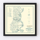 Vintage Map of Decatur County, Tennessee 1951