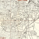 Vintage Map of Nashville, Tennessee 1947