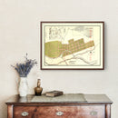 Vintage Map of Iron City, Tennessee 1890