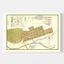 Vintage Map of Iron City, Tennessee 1890