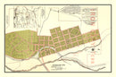 Vintage Map of Iron City, Tennessee 1890