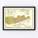 Vintage Map of Iron City, Tennessee 1890