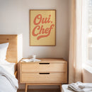 Oui Chef Kitchen Wall Art