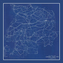 Vintage Map of Chester County, Tennessee 1918