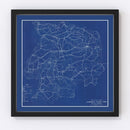 Vintage Map of Chester County, Tennessee 1918