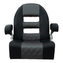 Springfield Console Helm Flip-Up - Black-Grey