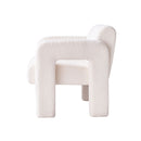 31.10" Boucle Upholstered Accent Chair by Unique Piece Furniture