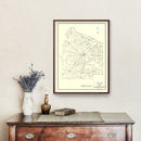 Vintage Map of Haywood County, Tennessee 1937