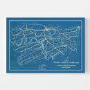 Vintage Map of Roane County, Tennessee 1930